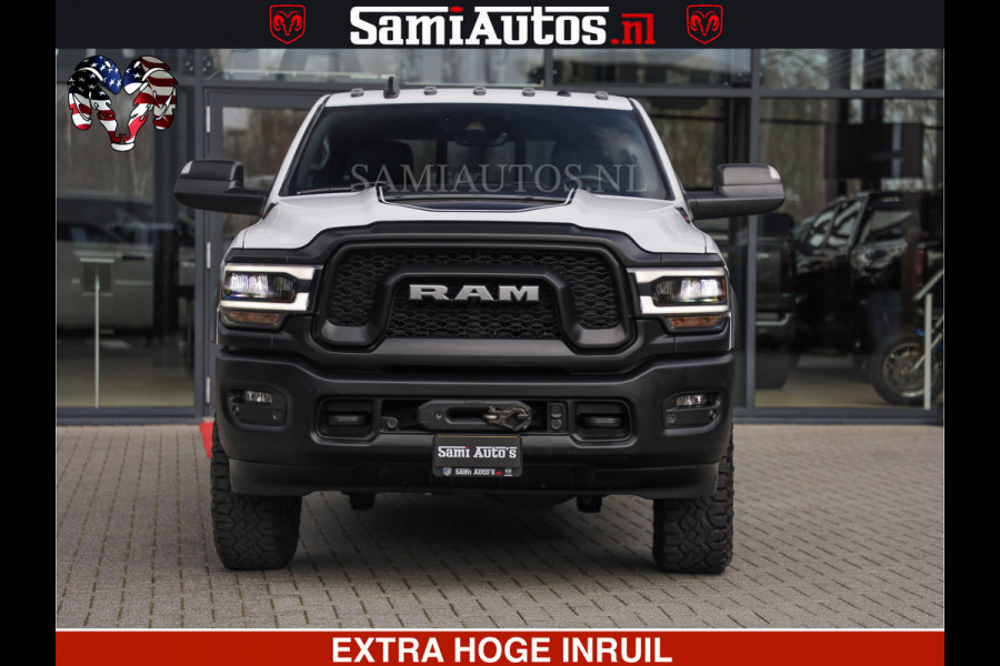 Dodge Ram 2500 POWER WAGON | 6 PERSOONS | 6.4 V8 4X4 | ADAPTIVE | FULL LED | TREK LIER | OPEN DAK | 6.4F BAK | 3500KG | CAMERA V+A | SPER DIFF | TWO TONE UITVOERING | ALARM | VOLLE UITVOERING |