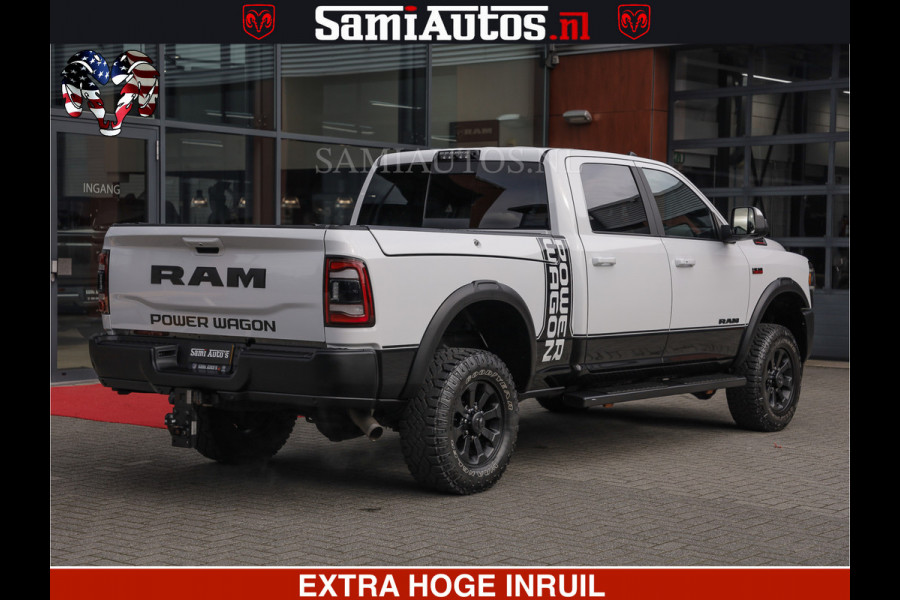 Dodge Ram 2500 POWER WAGON | 6 PERSOONS | 6.4 V8 4X4 | ADAPTIVE | FULL LED | TREK LIER | OPEN DAK | 6.4F BAK | 3500KG | CAMERA V+A | SPER DIFF | TWO TONE UITVOERING | ALARM | VOLLE UITVOERING |