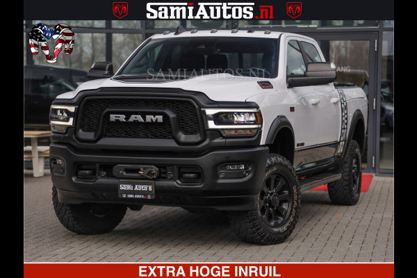 Dodge Ram 2500 POWER WAGON | 6 PERSOONS | 6.4 V8 4X4 | ADAPTIVE | FULL LED | TREK LIER | OPEN DAK | 6.4F BAK | 3500KG | CAMERA V+A | SPER DIFF | TWO TONE UITVOERING | ALARM | VOLLE UITVOERING |