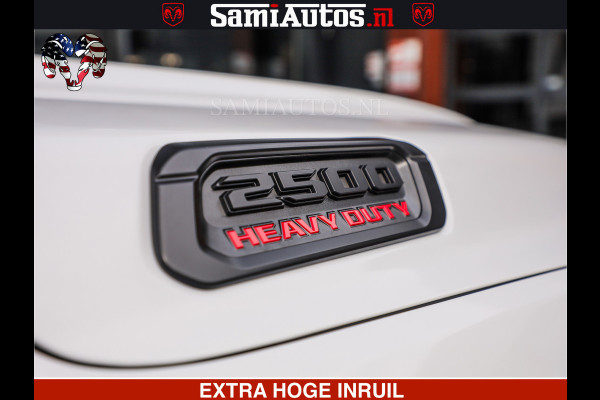 Dodge Ram 2500 POWER WAGON | 6 PERSOONS | 6.4 V8 4X4 | ADAPTIVE | FULL LED | TREK LIER | OPEN DAK | 6.4F BAK | 3500KG | CAMERA V+A | SPER DIFF | TWO TONE UITVOERING | ALARM | VOLLE UITVOERING |