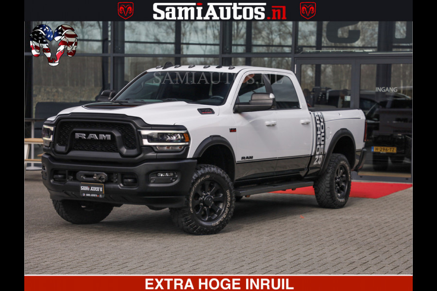 Dodge Ram 2500 POWER WAGON | 6 PERSOONS | 6.4 V8 4X4 | ADAPTIVE | FULL LED | TREK LIER | OPEN DAK | 6.4F BAK | 3500KG | CAMERA V+A | SPER DIFF | TWO TONE UITVOERING | ALARM | VOLLE UITVOERING |