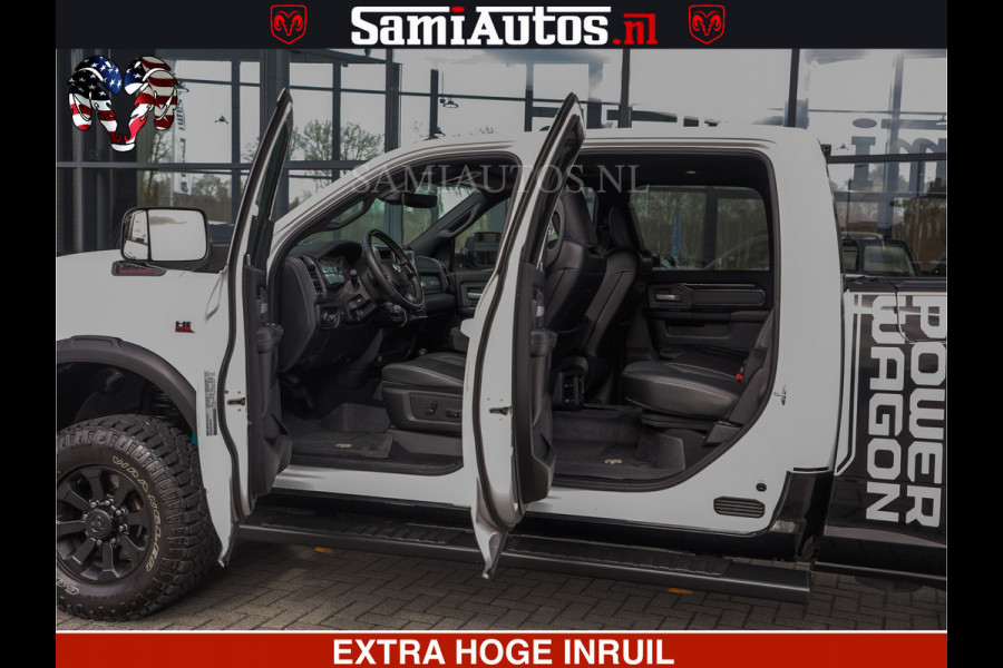Dodge Ram 2500 POWER WAGON | 6 PERSOONS | 6.4 V8 4X4 | ADAPTIVE | FULL LED | TREK LIER | OPEN DAK | 6.4F BAK | 3500KG | CAMERA V+A | SPER DIFF | TWO TONE UITVOERING | ALARM | VOLLE UITVOERING |