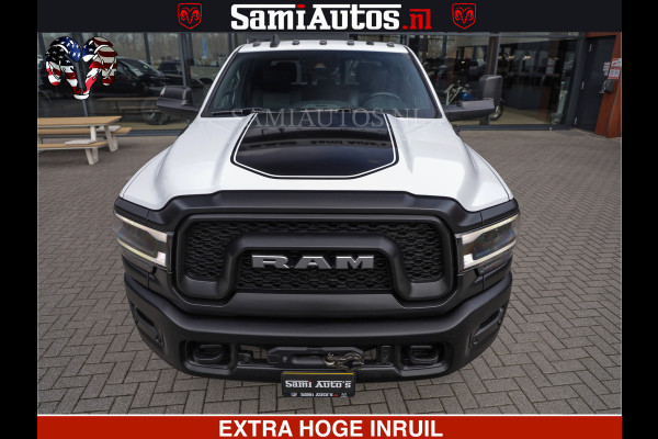 Dodge Ram 2500 POWER WAGON | 6 PERSOONS | 6.4 V8 4X4 | ADAPTIVE | FULL LED | TREK LIER | OPEN DAK | 6.4F BAK | 3500KG | CAMERA V+A | SPER DIFF | TWO TONE UITVOERING | ALARM | VOLLE UITVOERING |