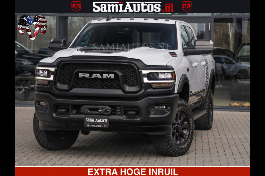 Dodge Ram 2500 POWER WAGON | 6 PERSOONS | 6.4 V8 4X4 | ADAPTIVE | FULL LED | TREK LIER | OPEN DAK | 6.4F BAK | 3500KG | CAMERA V+A | SPER DIFF | TWO TONE UITVOERING | ALARM | VOLLE UITVOERING |