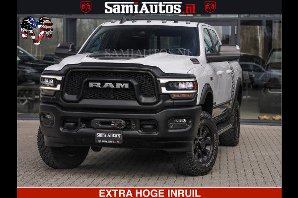 Dodge Ram 2500 POWER WAGON | 6 PERSOONS | 6.4 V8 4X4 | ADAPTIVE | FULL LED | TREK LIER | OPEN DAK | 6.4F BAK | 3500KG | CAMERA V+A | SPER DIFF | TWO TONE UITVOERING | ALARM | VOLLE UITVOERING |