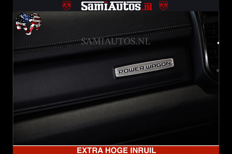 Dodge Ram 2500 POWER WAGON | 6 PERSOONS | 6.4 V8 4X4 | ADAPTIVE | FULL LED | TREK LIER | OPEN DAK | 6.4F BAK | 3500KG | CAMERA V+A | SPER DIFF | TWO TONE UITVOERING | ALARM | VOLLE UITVOERING |