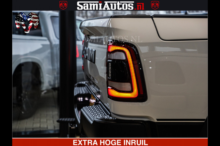 Dodge Ram 2500 POWER WAGON | 6 PERSOONS | 6.4 V8 4X4 | ADAPTIVE | FULL LED | TREK LIER | OPEN DAK | 6.4F BAK | 3500KG | CAMERA V+A | SPER DIFF | TWO TONE UITVOERING | ALARM | VOLLE UITVOERING |