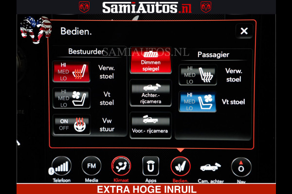 Dodge Ram 2500 POWER WAGON | 6 PERSOONS | 6.4 V8 4X4 | ADAPTIVE | FULL LED | TREK LIER | OPEN DAK | 6.4F BAK | 3500KG | CAMERA V+A | SPER DIFF | TWO TONE UITVOERING | ALARM | VOLLE UITVOERING |