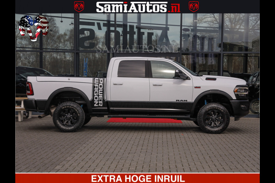 Dodge Ram 2500 POWER WAGON | 6 PERSOONS | 6.4 V8 4X4 | ADAPTIVE | FULL LED | TREK LIER | OPEN DAK | 6.4F BAK | 3500KG | CAMERA V+A | SPER DIFF | TWO TONE UITVOERING | ALARM | VOLLE UITVOERING |