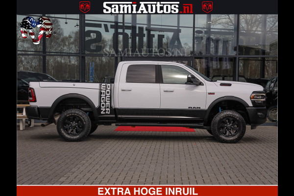Dodge Ram 2500 POWER WAGON | 6 PERSOONS | 6.4 V8 4X4 | ADAPTIVE | FULL LED | TREK LIER | OPEN DAK | 6.4F BAK | 3500KG | CAMERA V+A | SPER DIFF | TWO TONE UITVOERING | ALARM | VOLLE UITVOERING |