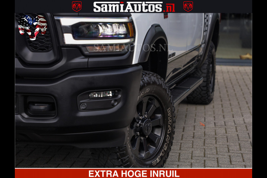 Dodge Ram 2500 POWER WAGON | 6 PERSOONS | 6.4 V8 4X4 | ADAPTIVE | FULL LED | TREK LIER | OPEN DAK | 6.4F BAK | 3500KG | CAMERA V+A | SPER DIFF | TWO TONE UITVOERING | ALARM | VOLLE UITVOERING |