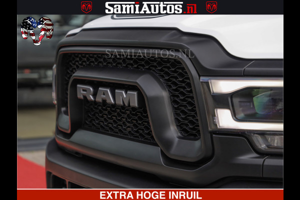Dodge Ram 2500 POWER WAGON | 6 PERSOONS | 6.4 V8 4X4 | ADAPTIVE | FULL LED | TREK LIER | OPEN DAK | 6.4F BAK | 3500KG | CAMERA V+A | SPER DIFF | TWO TONE UITVOERING | ALARM | VOLLE UITVOERING |