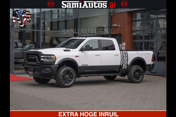 Dodge Ram 2500 POWER WAGON | 6 PERSOONS | 6.4 V8 4X4 | ADAPTIVE | FULL LED | TREK LIER | OPEN DAK | 6.4F BAK | 3500KG | CAMERA V+A | SPER DIFF | TWO TONE UITVOERING | ALARM | VOLLE UITVOERING |