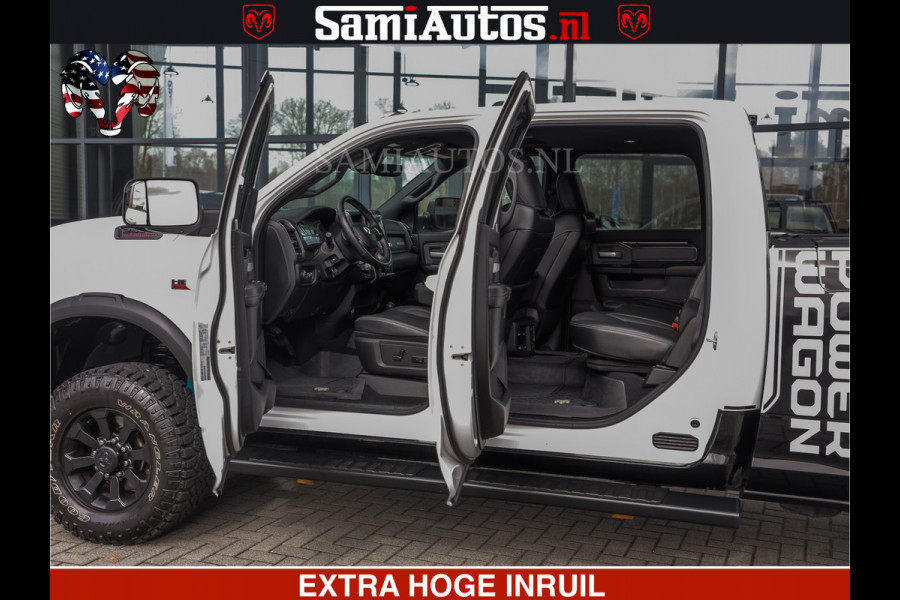 Dodge Ram 2500 POWER WAGON | 6 PERSOONS | 6.4 V8 4X4 | ADAPTIVE | FULL LED | TREK LIER | OPEN DAK | 6.4F BAK | 3500KG | CAMERA V+A | SPER DIFF | TWO TONE UITVOERING | ALARM | VOLLE UITVOERING |