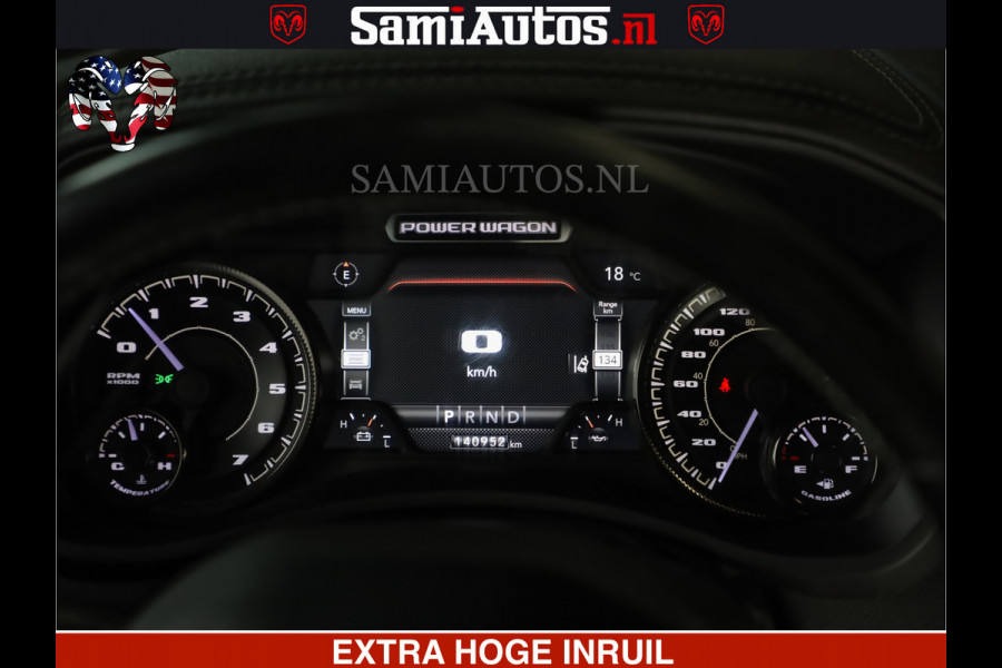 Dodge Ram 2500 POWER WAGON | 6 PERSOONS | 6.4 V8 4X4 | ADAPTIVE | FULL LED | TREK LIER | OPEN DAK | 6.4F BAK | 3500KG | CAMERA V+A | SPER DIFF | TWO TONE UITVOERING | ALARM | VOLLE UITVOERING |
