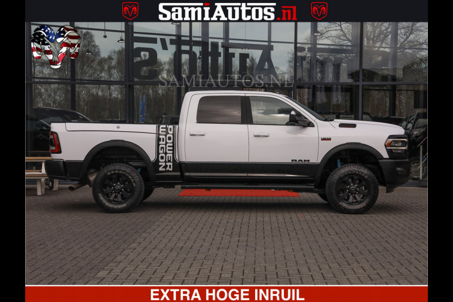 Dodge Ram 2500 POWER WAGON | 6 PERSOONS | 6.4 V8 4X4 | ADAPTIVE | FULL LED | TREK LIER | OPEN DAK | 6.4F BAK | 3500KG | CAMERA V+A | SPER DIFF | TWO TONE UITVOERING | ALARM | VOLLE UITVOERING |