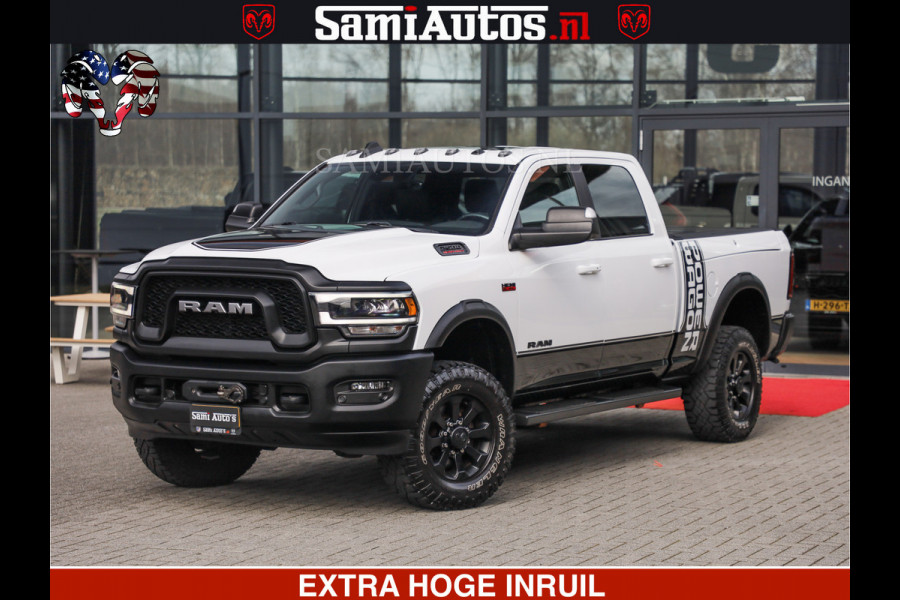 Dodge Ram 2500 POWER WAGON | 6 PERSOONS | 6.4 V8 4X4 | ADAPTIVE | FULL LED | TREK LIER | OPEN DAK | 6.4F BAK | 3500KG | CAMERA V+A | SPER DIFF | TWO TONE UITVOERING | ALARM | VOLLE UITVOERING |