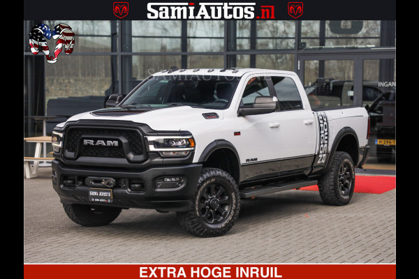 Dodge Ram 2500 POWER WAGON | 6 PERSOONS | 6.4 V8 4X4 | ADAPTIVE | FULL LED | TREK LIER | OPEN DAK | 6.4F BAK | 3500KG | CAMERA V+A | SPER DIFF | TWO TONE UITVOERING | ALARM | VOLLE UITVOERING |