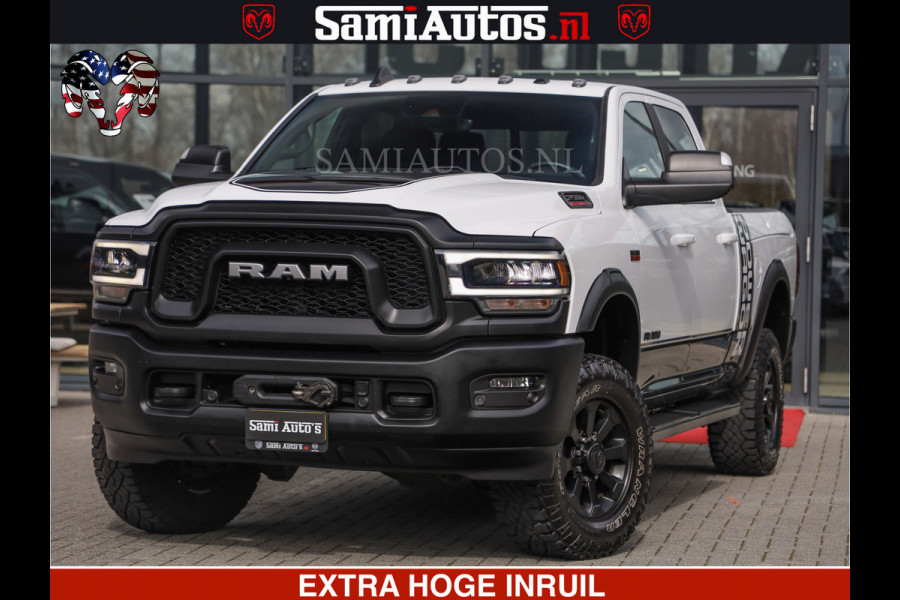 Dodge Ram 2500 POWER WAGON | 6 PERSOONS | 6.4 V8 4X4 | ADAPTIVE | FULL LED | TREK LIER | OPEN DAK | 6.4F BAK | 3500KG | CAMERA V+A | SPER DIFF | TWO TONE UITVOERING | ALARM | VOLLE UITVOERING |