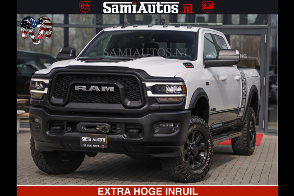 Dodge Ram 2500 POWER WAGON | 6 PERSOONS | 6.4 V8 4X4 | ADAPTIVE | FULL LED | TREK LIER | OPEN DAK | 6.4F BAK | 3500KG | CAMERA V+A | SPER DIFF | TWO TONE UITVOERING | ALARM | VOLLE UITVOERING |