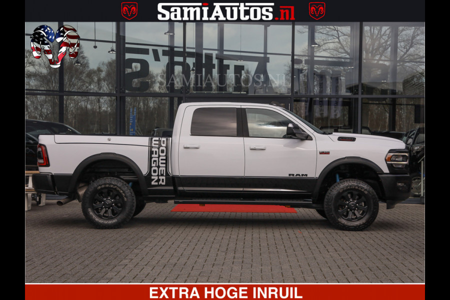 Dodge Ram 2500 POWER WAGON | 6 PERSOONS | 6.4 V8 4X4 | ADAPTIVE | FULL LED | TREK LIER | OPEN DAK | 6.4F BAK | 3500KG | CAMERA V+A | SPER DIFF | TWO TONE UITVOERING | ALARM | VOLLE UITVOERING |