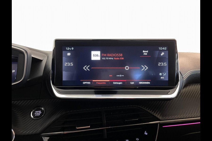 Peugeot 208 1.2 PureTech GT-Line AIRCO NAVI CRUISE BT STOELVERW CAMERA PDC PARELMOER WIT ZWARTE HEMEL PRIVACYGLAS ZEER NETTE AUTO