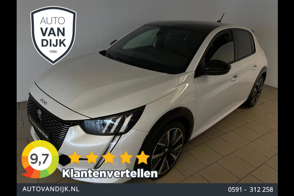 Peugeot 208 1.2 PureTech GT-Line AIRCO NAVI CRUISE BT STOELVERW CAMERA PDC PARELMOER WIT ZWARTE HEMEL PRIVACYGLAS ZEER NETTE AUTO