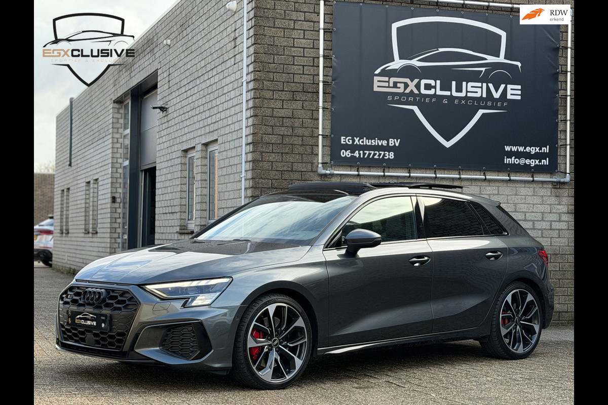 Audi S3 Sportback 2.0 TFSI Quattro PANO|B&O|ACC|BLIND|LANE|MEMORY|RS Seats|BOM VOL!