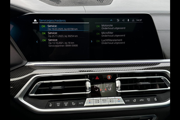 BMW X5 XDrive45e M-Sport Seats | Pano | Trekhaak | 22 inch | Laser | Massage | Skylounge | Softclose | Carbon | Swarovski | Headup