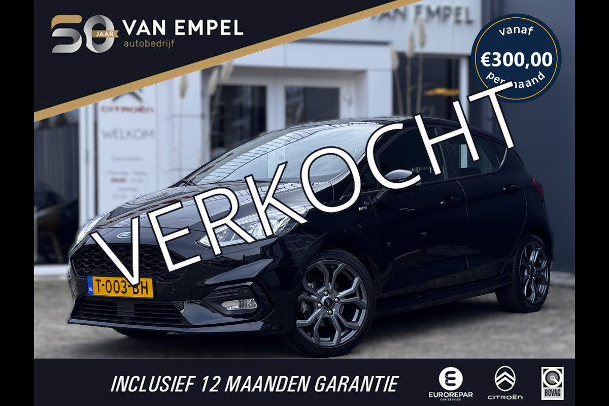 Ford Fiesta 1.0 EcoBoost ST-line | Automaat | Camera | B&O | Stuur + Stoelverwarming | Adaptive Cruise |
