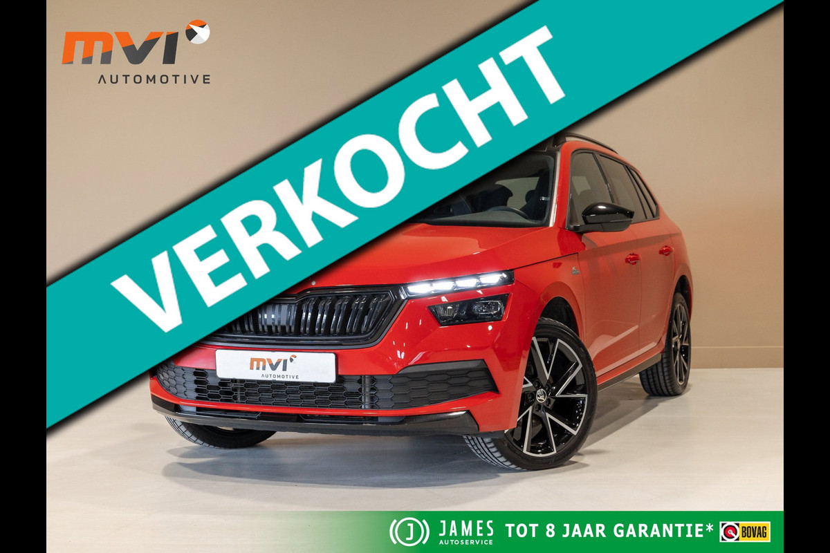 Škoda Kamiq 1.5 TSI ACT Monte Carlo / 150pk / Panorama dak / Elektrische stoelverstelling / Stoelverwarming /