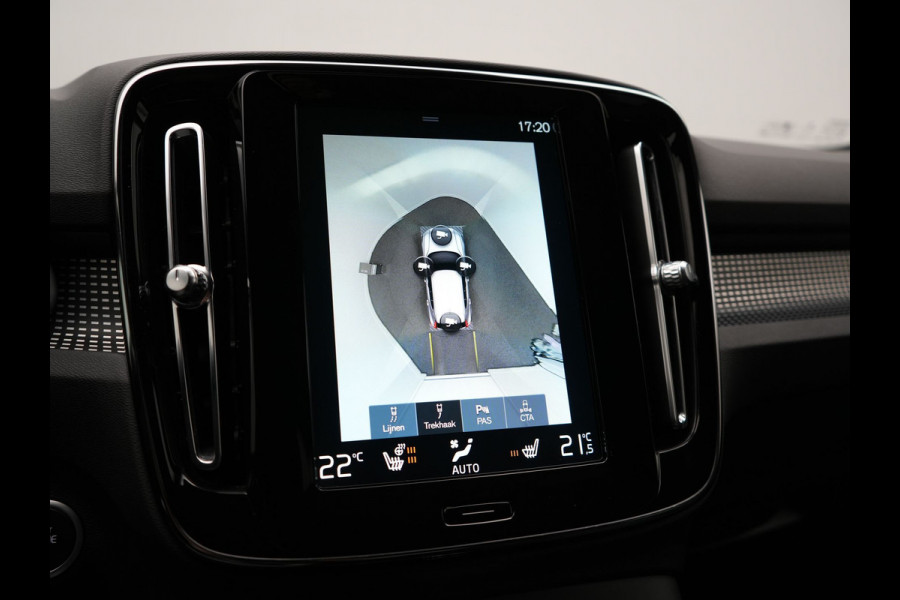 Volvo XC40 T5 Recharge R-Design PHEV 263pk Dealer O.H. | Trekhaak Af Fabriek | Adaptive Cruise | Harman / Kardon | 360 Camera | Lederen Sportstoelen Memory & Verwarmd | Apple Carplay | Stuur Verwarmd | Keyless | Blis | Navigatie | DAB | Plug In Hybrid