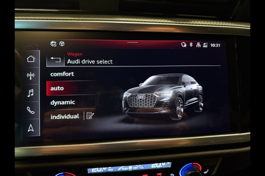 Audi Q3 Sportback 45 TFSI e 3X S-LINE BLACK-LINE 20''RS SOH-TEST/NAVI/DAB/CARPLAY/CAM/KEY-LESS/V-COCKPIT/LED//