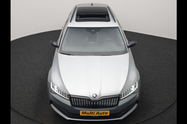 Škoda Superb Combi 1.4 TSI iV Sportline PHEV 218pk Dealer O.H | Panodak | Crystal LED | Camera | Alcantara Sportstoelen Memory & Verwarmd | Cruise Control | Sfeerverlichting | Apple Carplay | Keyless | Navigatie | Virtual | DAB | 19"L.M | Plug In Hybrid |