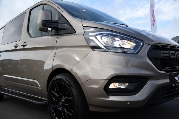 Ford Transit Custom 320 2.0 TDCI L2H1 Limited DC Raptor Edition Camera, Adaptieve Cruise, Carplay, 130PK, Automaat, PDC, 2 x Schuifdeur, Stoelverwarming, Uniek!