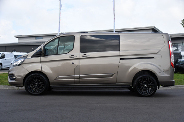 Ford Transit Custom 320 2.0 TDCI L2H1 Limited DC Raptor Edition Camera, Adaptieve Cruise, Carplay, 130PK, Automaat, PDC, 2 x Schuifdeur, Stoelverwarming, Uniek!