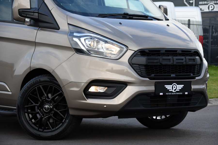 Ford Transit Custom 320 2.0 TDCI L2H1 Limited DC Raptor Edition Camera, Adaptieve Cruise, Carplay, 130PK, Automaat, PDC, 2 x Schuifdeur, Stoelverwarming, Uniek!