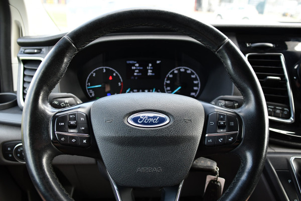 Ford Transit Custom 320 2.0 TDCI L2H1 Limited DC Raptor Edition Camera, Adaptieve Cruise, Carplay, 130PK, Automaat, PDC, 2 x Schuifdeur, Stoelverwarming, Uniek!