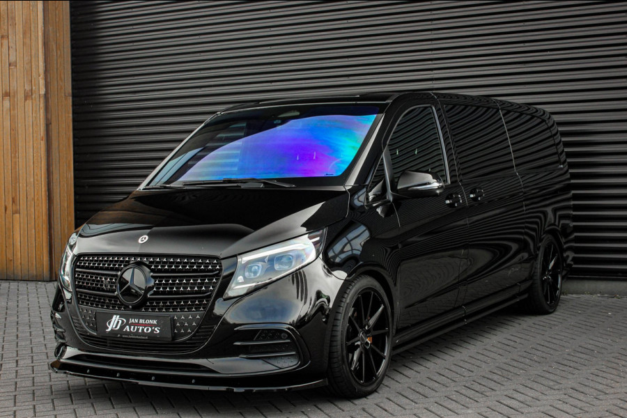 Mercedes-Benz V-Klasse 300d 4X4 EXTRA LANG AMG DC 240PK L3H1 DUBBEL CABINE / JB-EDITION / BILSTEIN SCHROEFSET/ NIGHT EDITION/ FULL