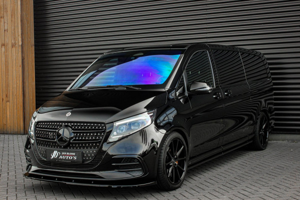 Mercedes-Benz V-Klasse 300d 4X4 EXTRA LANG AMG DC 240PK L3H1 DUBBEL CABINE / JB-EDITION / BILSTEIN SCHROEFSET/ NIGHT EDITION/ FULL
