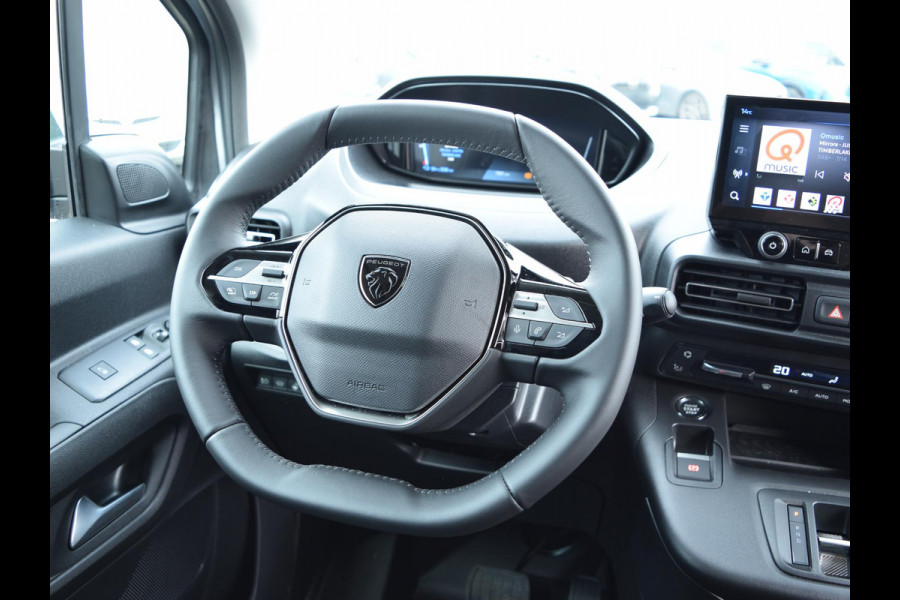 Peugeot e-Partner 136 L2 50 kWh | HOUTEN BETIMMERING |  2X SCHUIFDEUR | 16" LMV | PACK WINTER | NAVI | CAMERA | CRUISE CONTROL