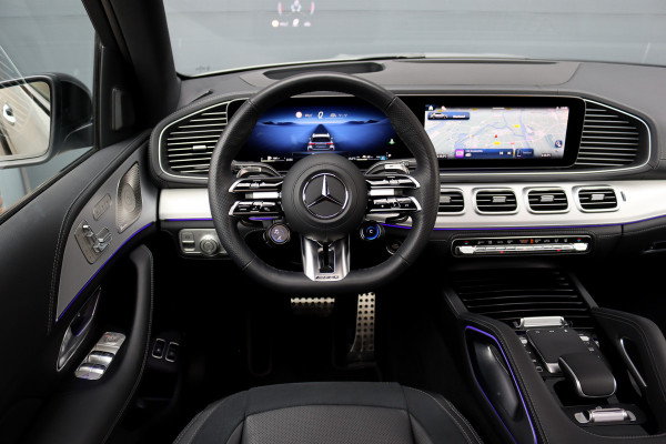 Mercedes-Benz GLE AMG 53 Hybrid 4MATIC+ Premium+ | Luchtvering | Distronic | Massage | Memory | Trekhaak | Verwarmd Stuurwiel | Burmester | Panoramadak | Luchtreinigingspakket | Soft-Close | Vlakkenverwarming |