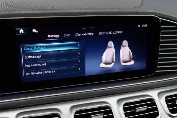 Mercedes-Benz GLE AMG 53 Hybrid 4MATIC+ Premium+ | Luchtvering | Distronic | Massage | Memory | Trekhaak | Verwarmd Stuurwiel | Burmester | Panoramadak | Luchtreinigingspakket | Soft-Close | Vlakkenverwarming |