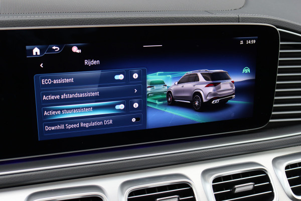 Mercedes-Benz GLE AMG 53 Hybrid 4MATIC+ Premium+ | Luchtvering | Distronic | Massage | Memory | Trekhaak | Verwarmd Stuurwiel | Burmester | Panoramadak | Luchtreinigingspakket | Soft-Close | Vlakkenverwarming |