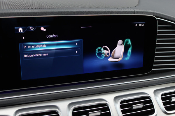 Mercedes-Benz GLE AMG 53 Hybrid 4MATIC+ Premium+ | Luchtvering | Distronic | Massage | Memory | Trekhaak | Verwarmd Stuurwiel | Burmester | Panoramadak | Luchtreinigingspakket | Soft-Close | Vlakkenverwarming |