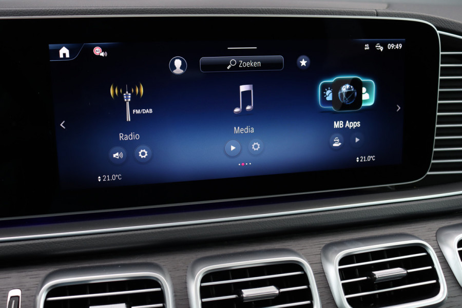 Mercedes-Benz GLE AMG 53 Hybrid Premium 4MATIC+ | Luchtvering | Distronic | Memory | Trekhaak | Stoelventilatie | Verwarmd Stuurwiel | HUD | Burmester | Keyless Go | Augmented Reality |