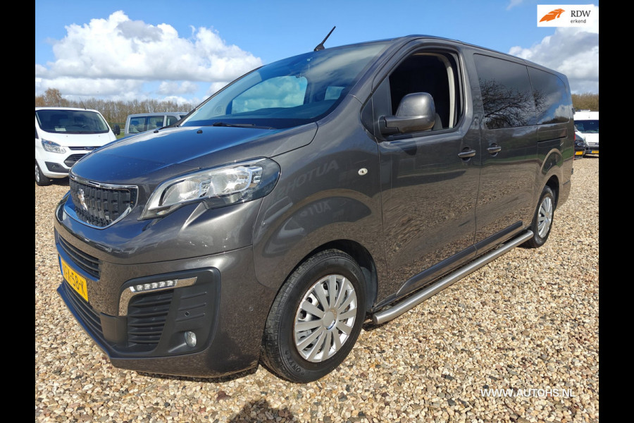 Peugeot Expert 2.0 BlueHDI 120 Lengte 3 Premium Dubbele Cabine , Automaat , 2 schuifdeur , Euro 6 , apk 3-2027 , mooie bus!