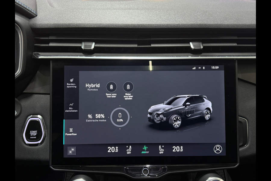 Lynk & Co RS Shadow Edition 01 1.5 262PK Pano 360° Navi Adapt cruise 262PK Elekr. Achterklep 1800KG Trekgewicht