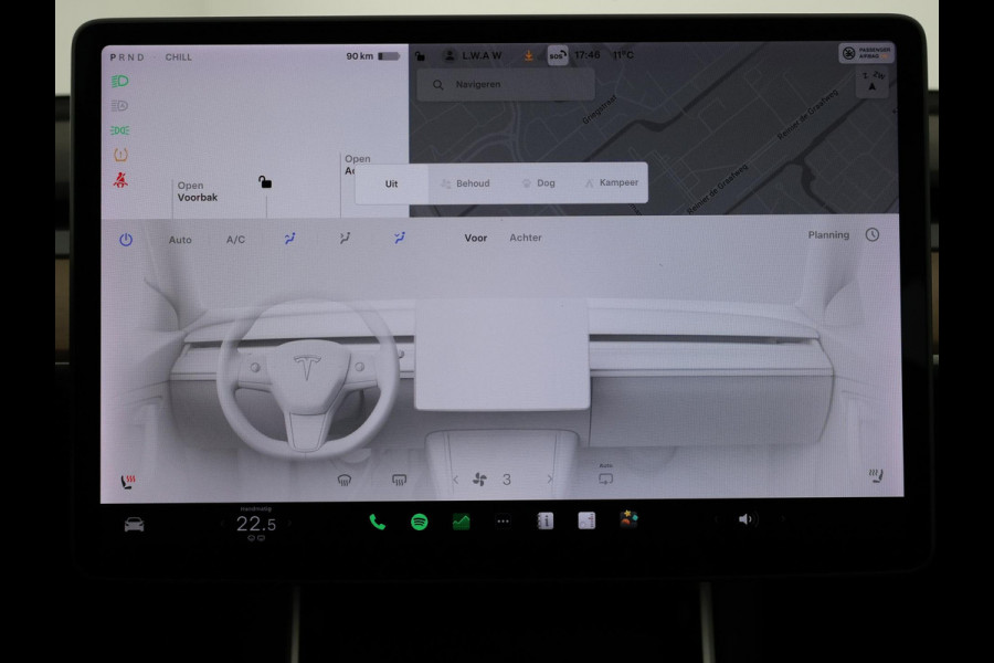 Tesla Model 3 Standard RWD Plus 60 kWh 1e EIG. SOH 92%!! GARANTIE TOT 2031* PARKEERSENSOREN V+A . PANORAMADAK . APPLE CARPLAY & ANDROID AUTO . STOELVERWARMING