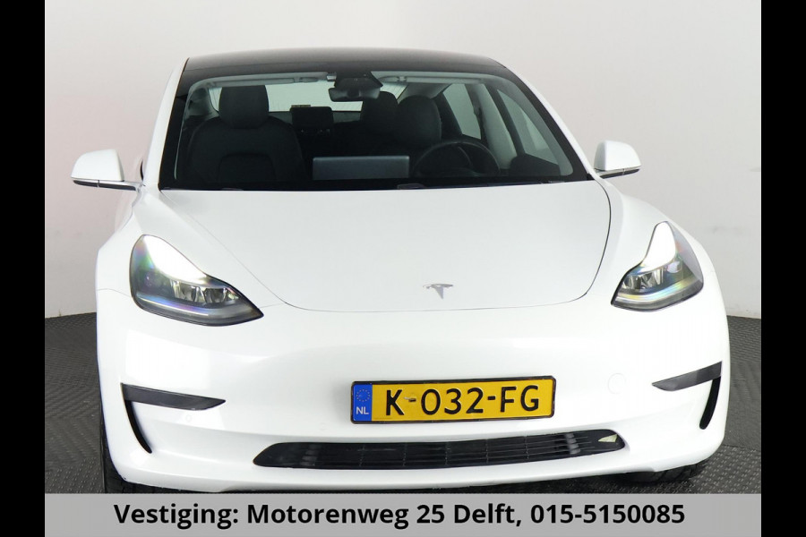 Tesla Model 3 Standard RWD Plus 60 kWh 1e EIG. SOH 92%!! GARANTIE TOT 2031* PARKEERSENSOREN V+A . PANORAMADAK . APPLE CARPLAY & ANDROID AUTO . STOELVERWARMING